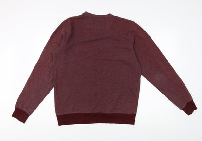 Mens UK Size M Bench Red Pullover Sweatshirt