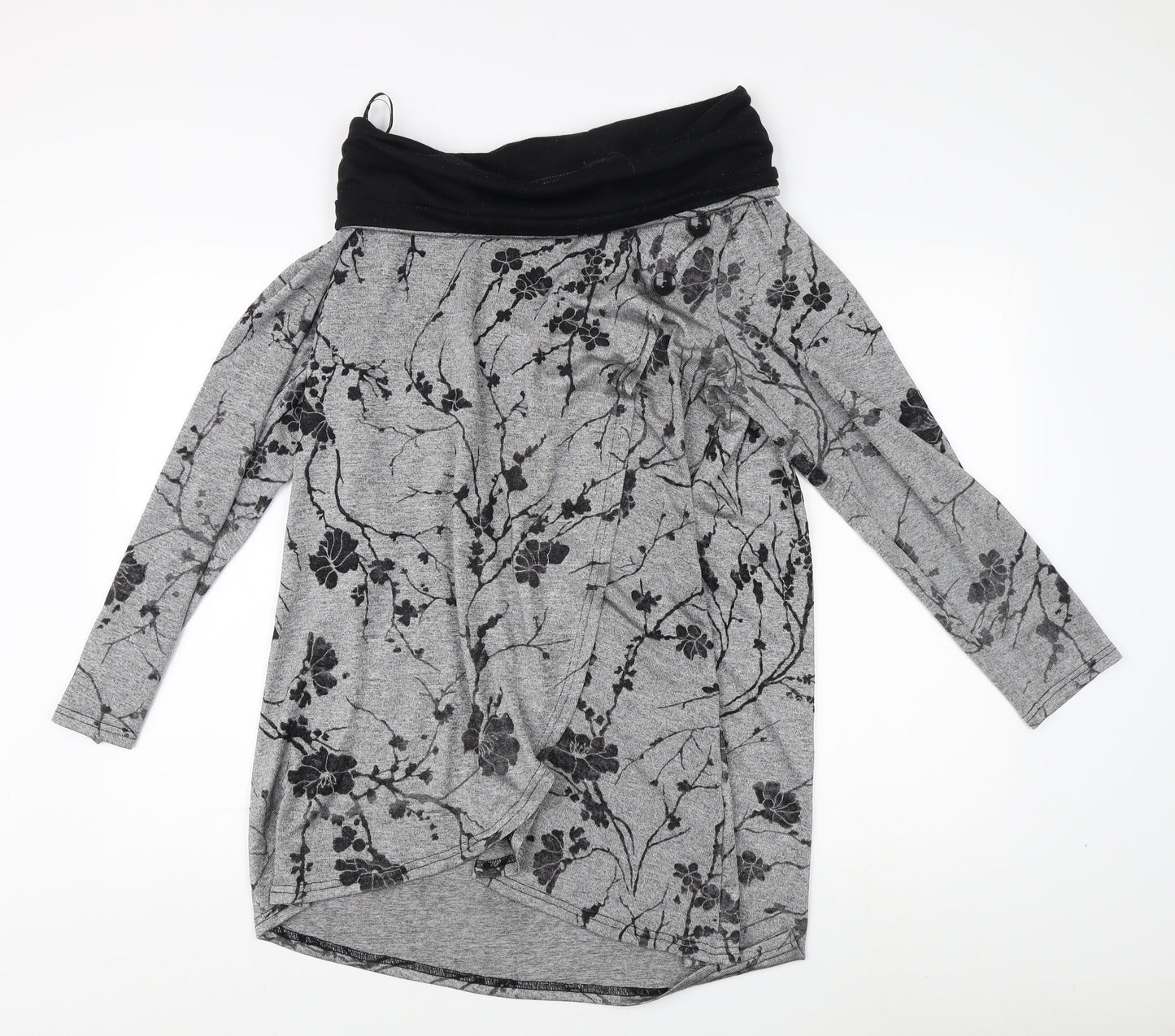 Womens UK Size 20 Roman Grey Tunic Blouse