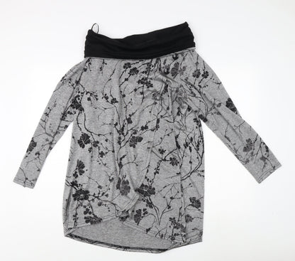 Womens UK Size 20 Roman Grey Tunic Blouse