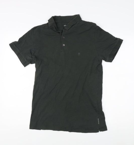 French Connection Women's Black Polo Shirt, L