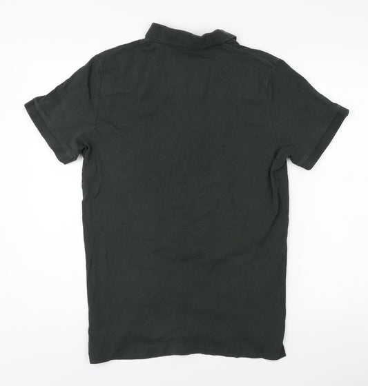 French Connection Women's Black Polo Shirt, L