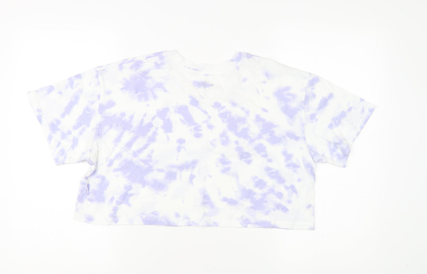 Womens UK Size S Hollister Multicoloured Cropped T-Shirt