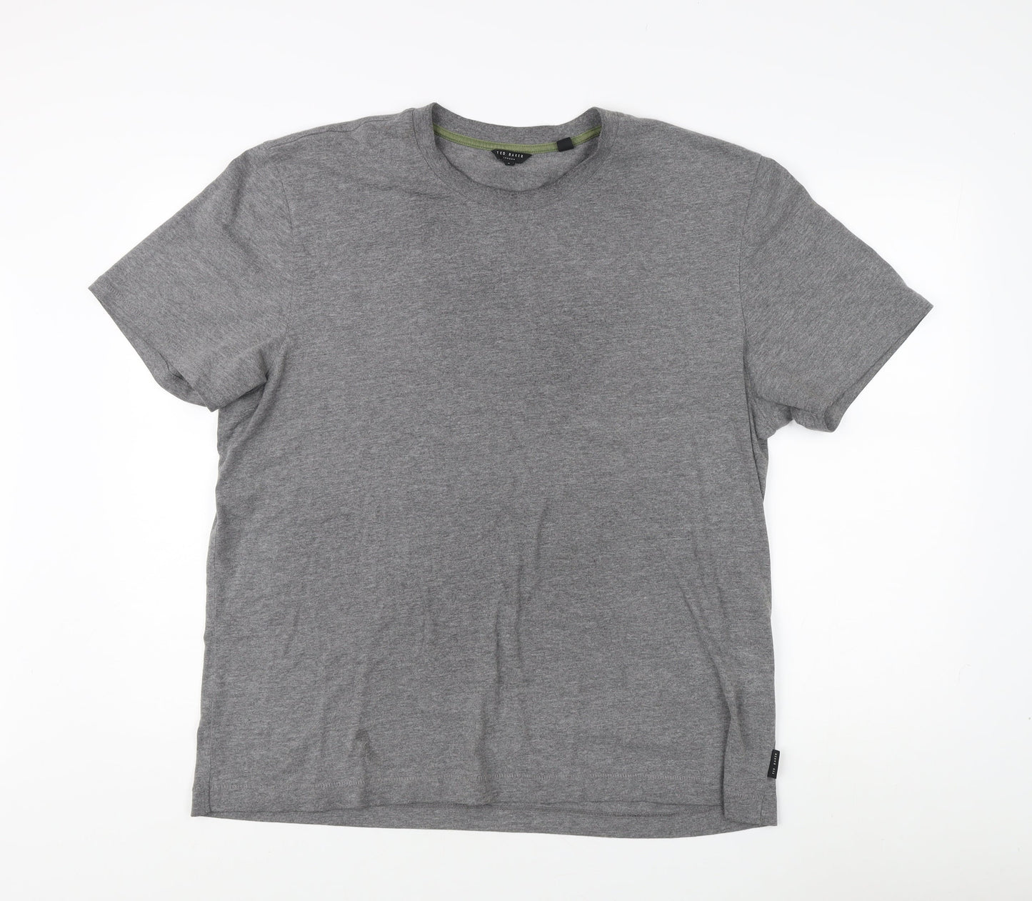 Ted Baker Men's Grey Crew Neck T-Shirt Size L