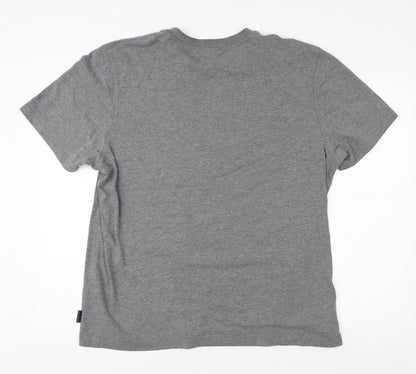 Ted Baker Men's Grey Crew Neck T-Shirt Size L