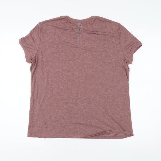 Decathlon Women's Pink T-Shirt, L, Athletic Style