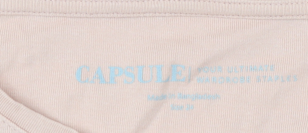 Capsule Women Beige Long Sleeve T-Shirt Size 24