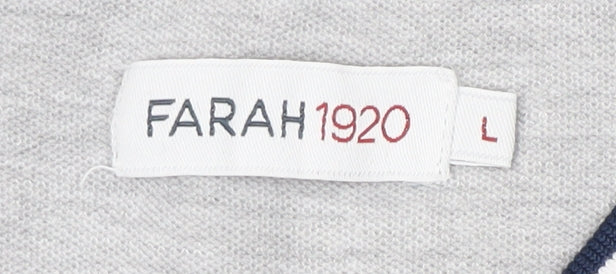 Mens UK Size L Farah Grey  T-Shirt