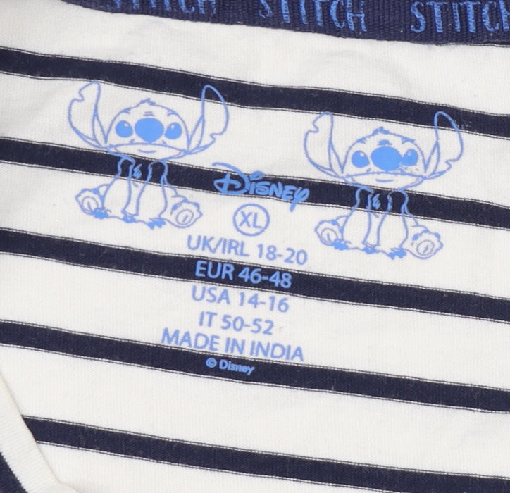 Womens UK Size XL Disney Multicoloured Jersey T-Shirt