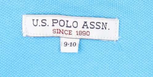 U.S. Polo Assn. Boys' Blue Polo Shirt 9-10 Years