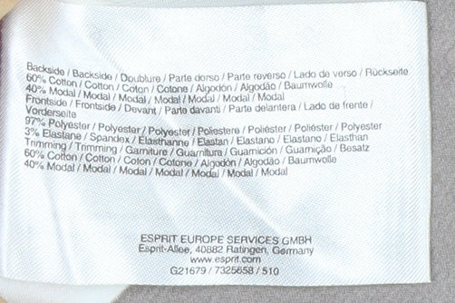 Esprit Women's Multicoloured L Striped T-Shirt