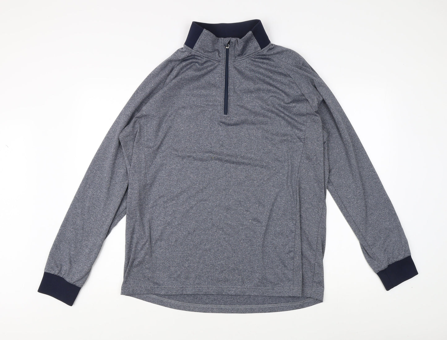 Pádraig Harrington Men's Grey 1/4 Zip Sweatshirt L