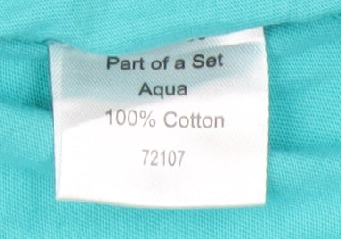 Cotton Traders Women's Green V-Neck Top Size 16