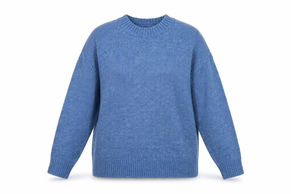 Womens UK Size L Marks and Spencer Blue Pullover Jumper
