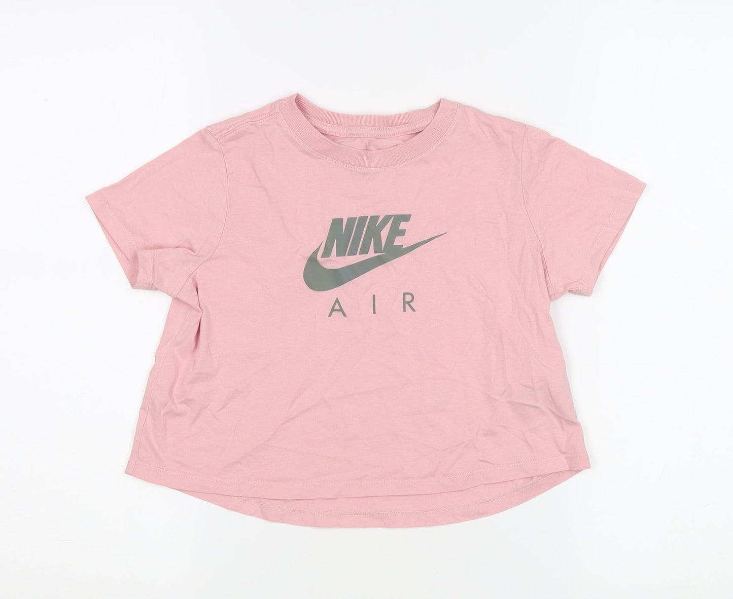 Nike Women's Pink Short Sleeve T-Shirt, M - 100% Cotton