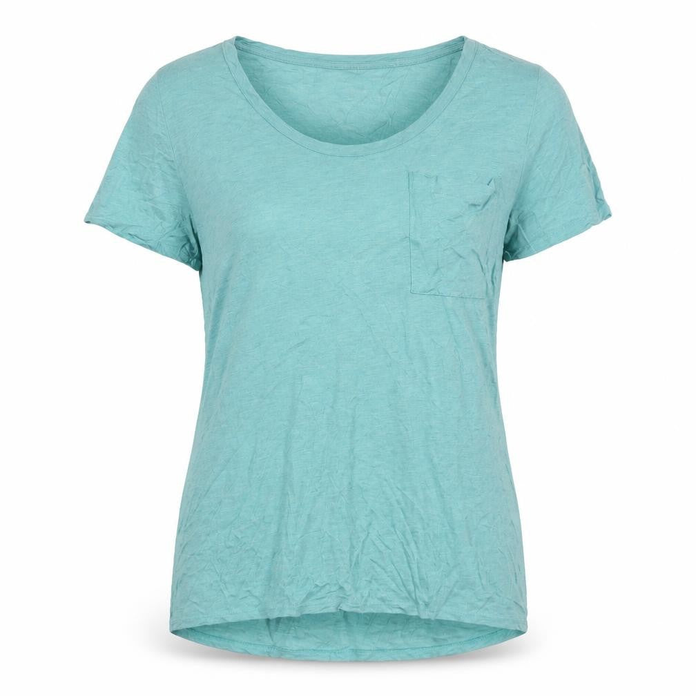 Womens UK Size XL Unknown Blue Basic T-Shirt
