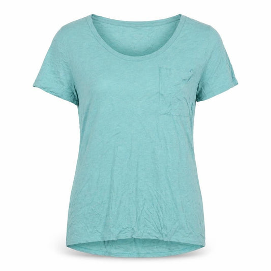 Womens UK Size XL Unknown Blue Basic T-Shirt