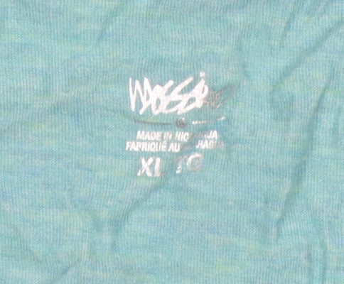Womens UK Size XL Unknown Blue Basic T-Shirt