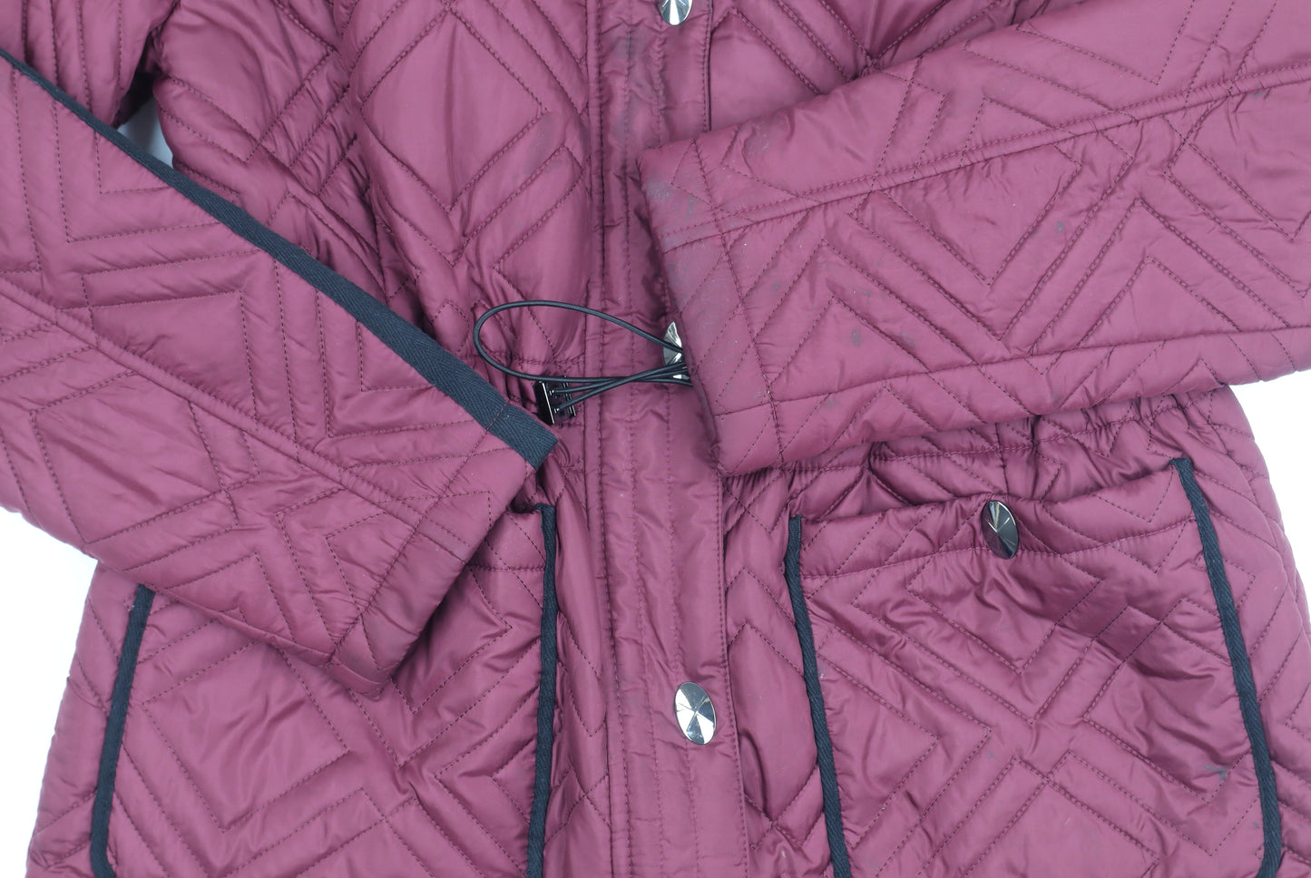 Anna Rose Women's Red Quilted Jacket S Casual
