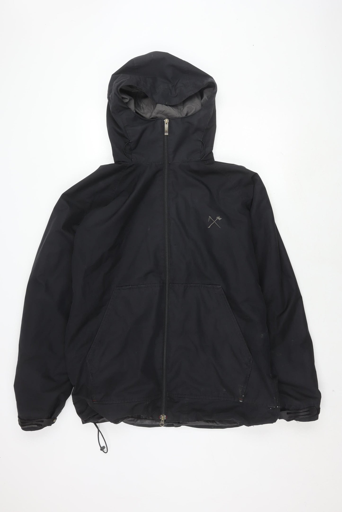 Mens UK Size L Bonfire Black Rain Coat