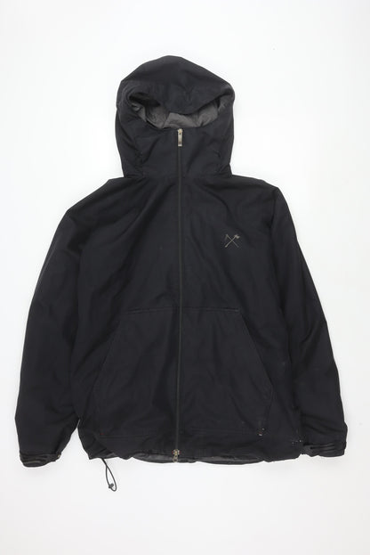 Mens UK Size L Bonfire Black Rain Coat