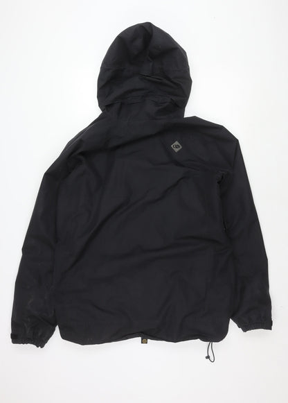 Mens UK Size L Bonfire Black Rain Coat