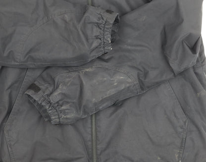 Mens UK Size L Bonfire Black Rain Coat