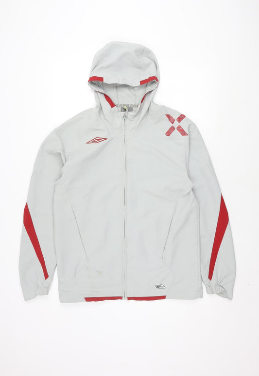 Mens UK Size S Umbro Grey Basic Jacket