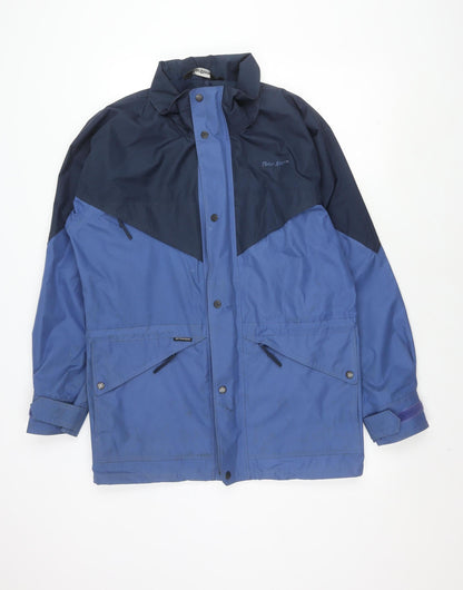 Mens UK Size S Peter Storm Blue Rain Coat