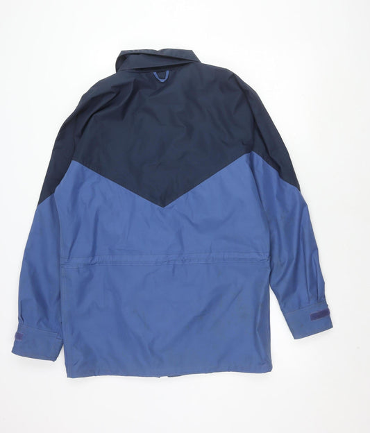 Mens UK Size S Peter Storm Blue Rain Coat