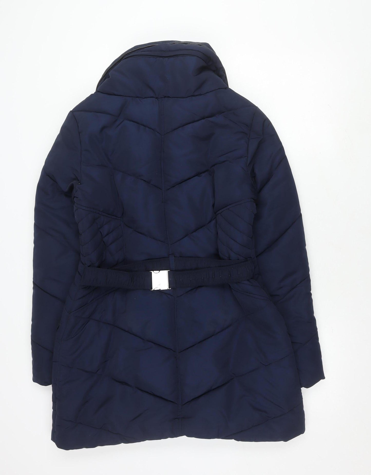 Womens UK Size M Oasis Blue Puffer Jacket