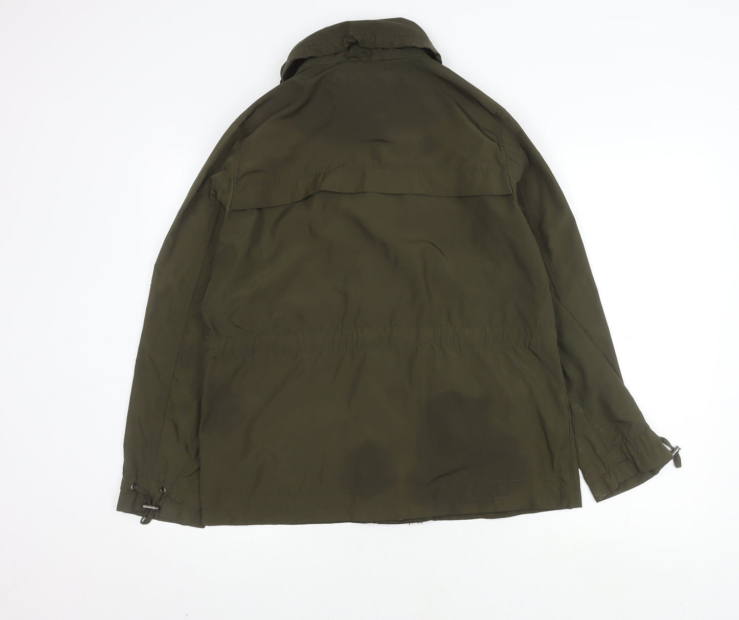 Maine New England Women's Green Mid-Length Windbreaker Jacket