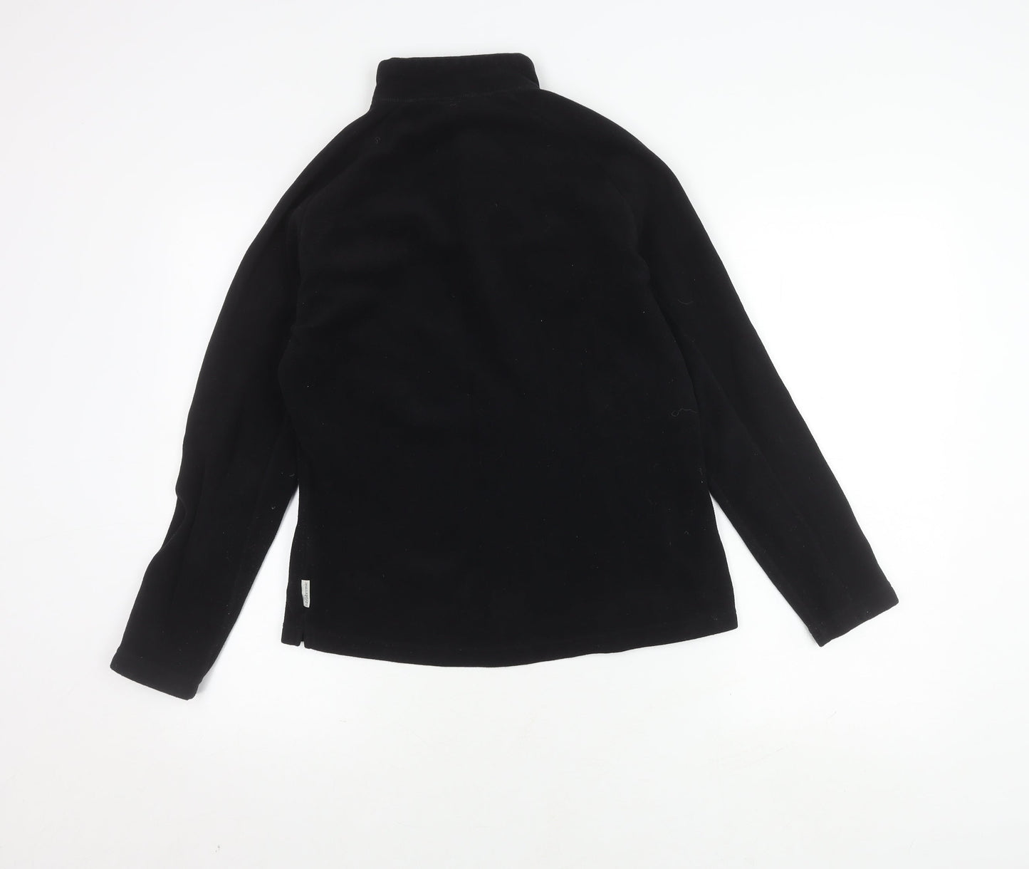Quechua Black Unisex Fleece Pullover, Size 12