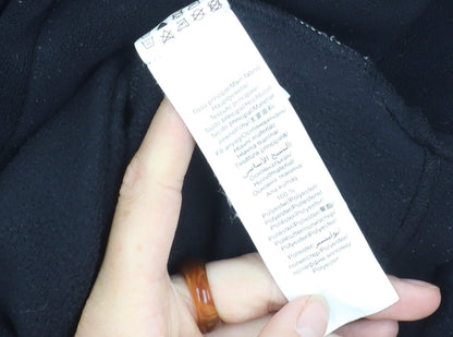 Quechua Black Unisex Fleece Pullover, Size 12