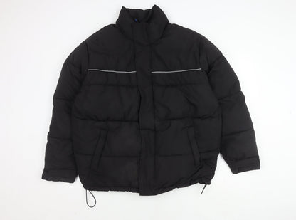 Mens UK Size S H&M Black Puffer Jacket