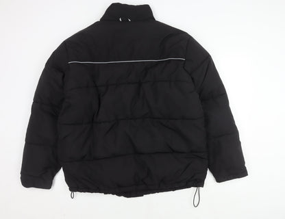 Mens UK Size S H&M Black Puffer Jacket