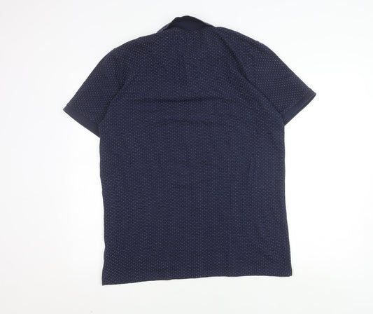 Next Men's Slim Fit Blue Polo Shirt XL