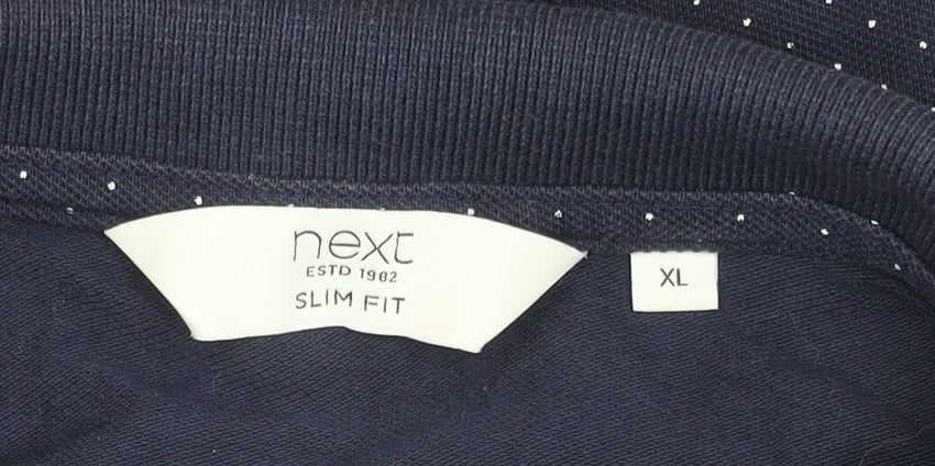 Next Men's Slim Fit Blue Polo Shirt XL
