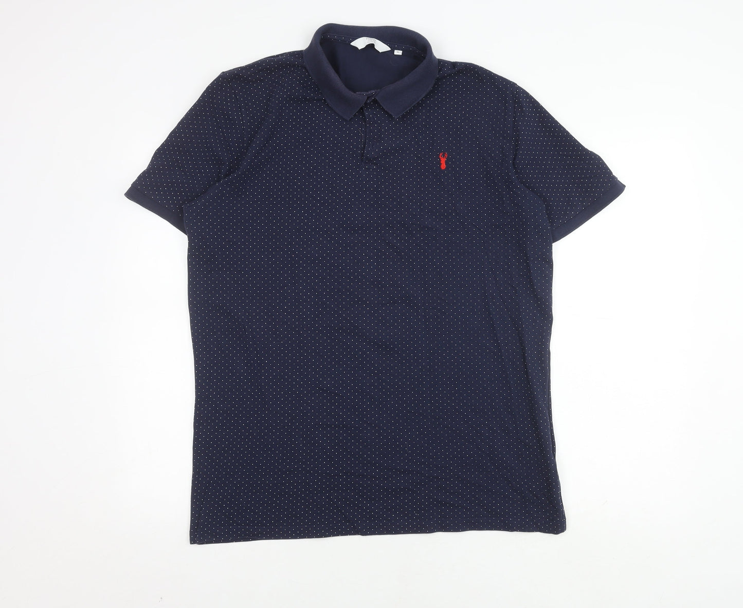 Next Men's Slim Fit Blue Polo Shirt XL