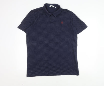 Next Men's Slim Fit Blue Polo Shirt XL
