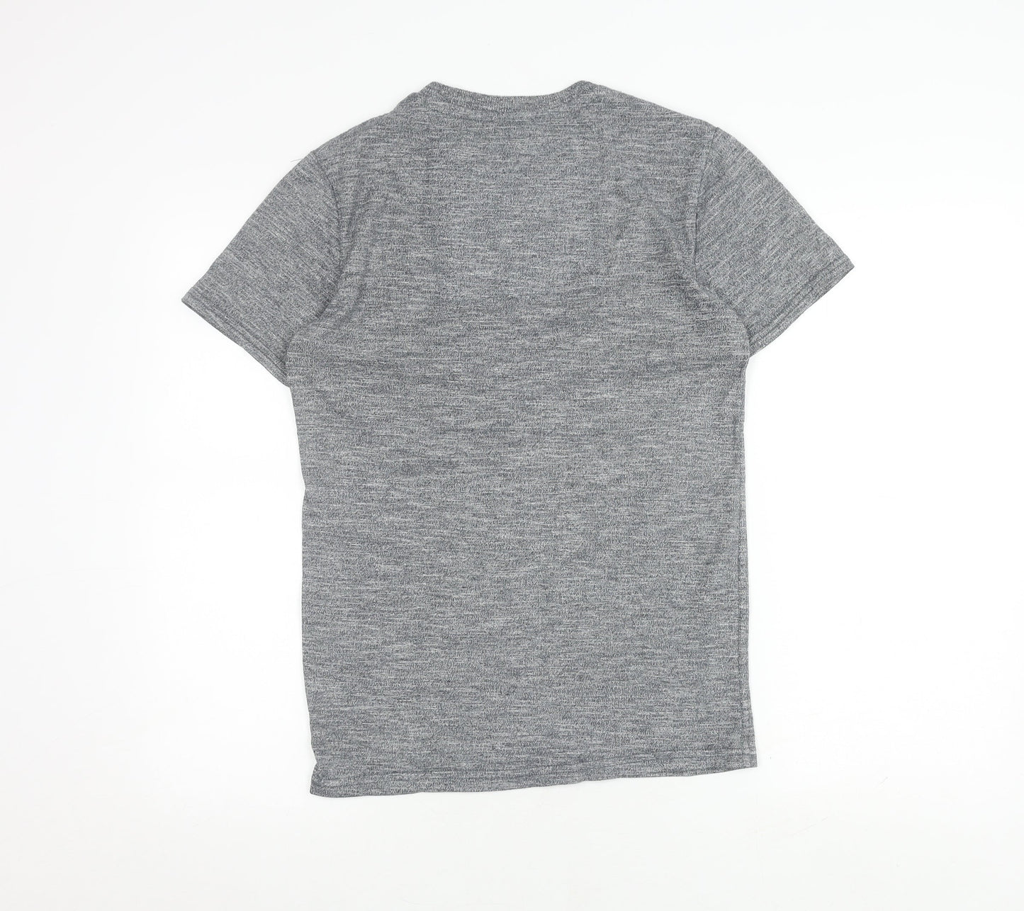 Superdry Men's Grey Cotton Blend T-Shirt, Size S, Casual Style