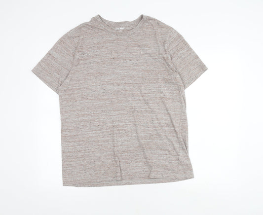 Old Navy Men's Beige Crew Neck T-Shirt Medium