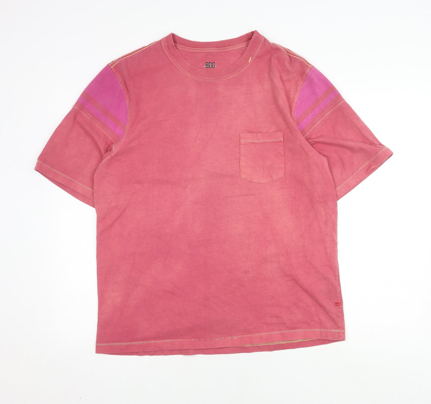Womens UK Size L BDG Red Basic T-Shirt