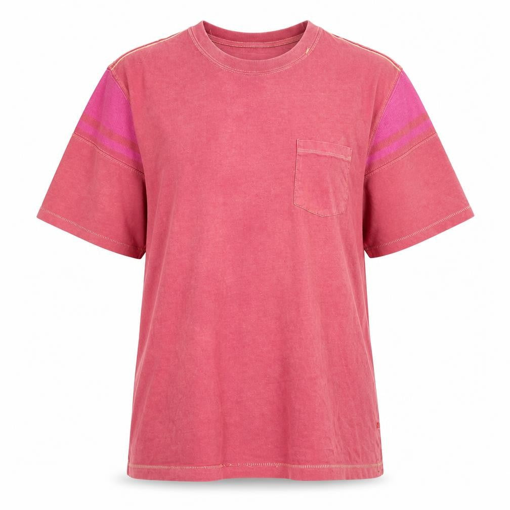 Womens UK Size L BDG Red Basic T-Shirt