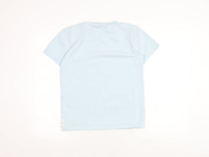 Holyfield Unisex Kids Blue T-Shirt Size M, Logo Accent