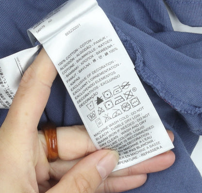 Levi's Men's Blue T-Shirt M Short Sleeve Cotton Logo