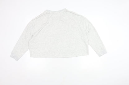 Disney Women's Grey Mickey Mouse Long Sleeve Pyjama Top