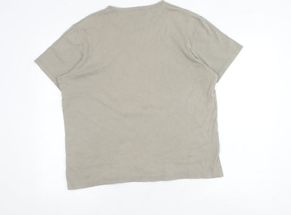 Mens UK Size L French Connection Beige  T-Shirt