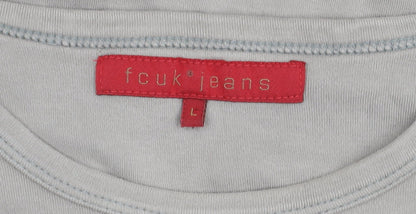Mens UK Size L French Connection Beige  T-Shirt