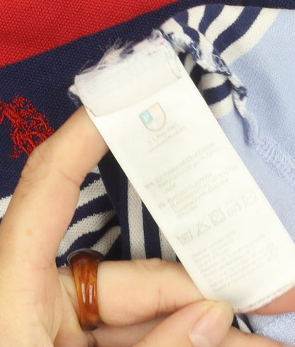 Womens UK Size XS U.S. Polo Assn. Multicoloured Basic Polo