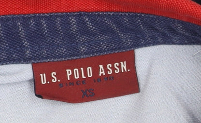 Womens UK Size XS U.S. Polo Assn. Multicoloured Basic Polo